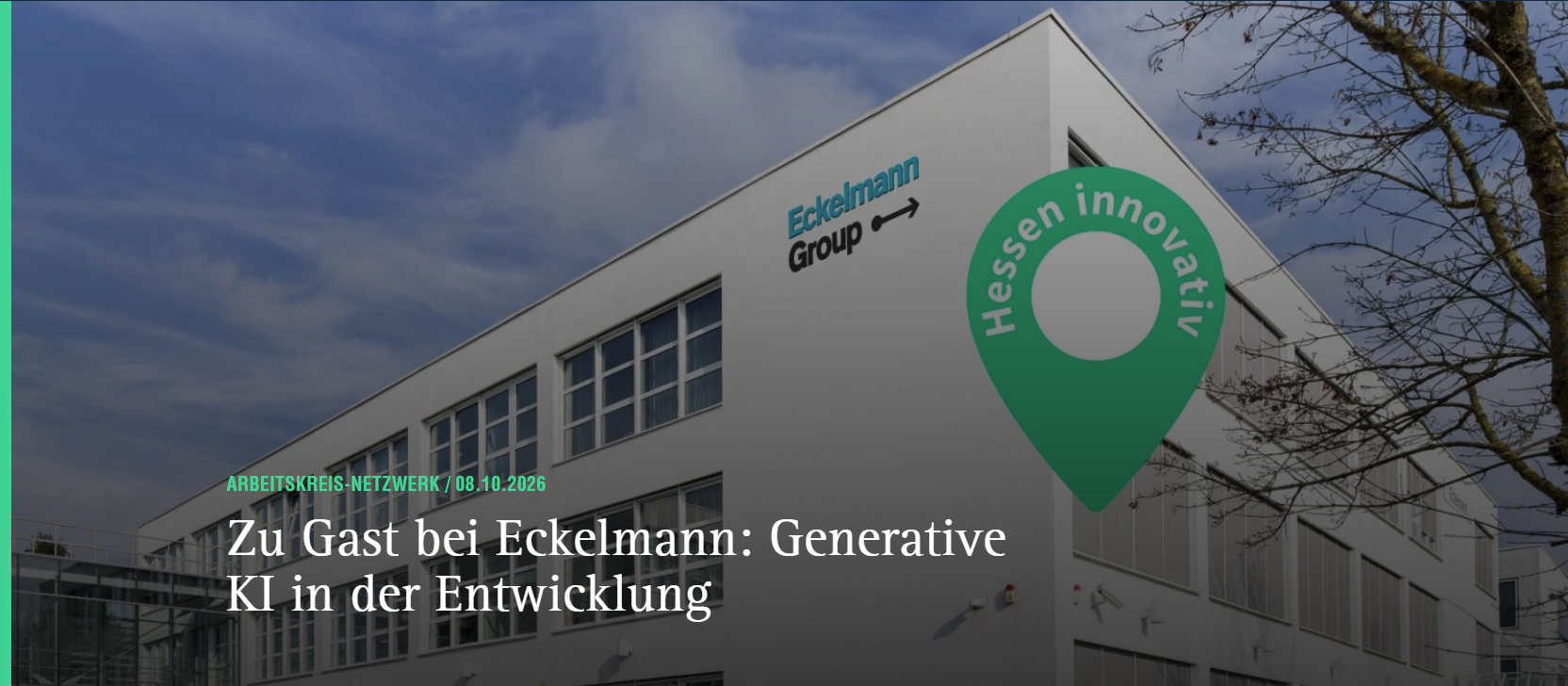 Ausschnitt des Gebäudes der Eckelmann Group