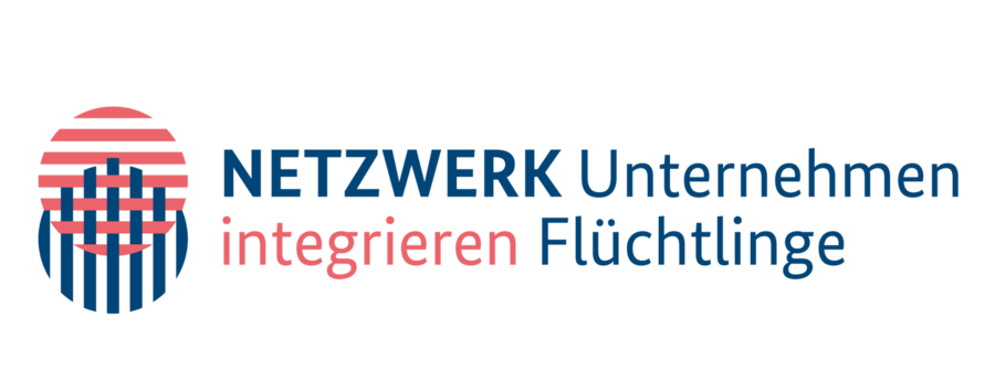NETZWERK Unternehmen integrieren Flüchtlinge  Logo