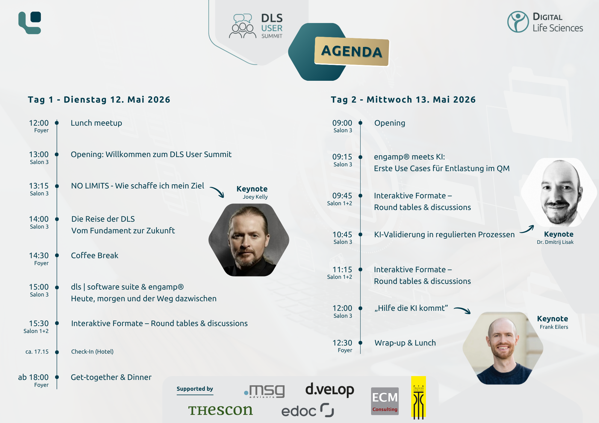 Finale Agenda DLS User Summit 2026