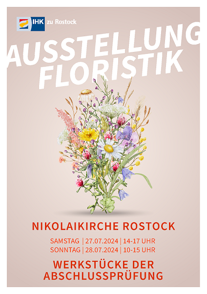 Plakat Floristik-Ausstellung