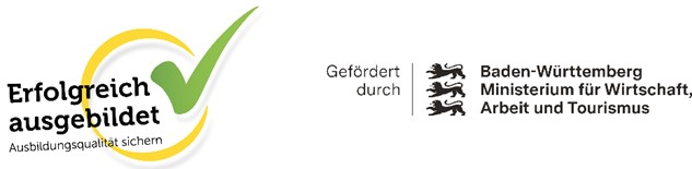 Erfolgreich ausgebildet Logo