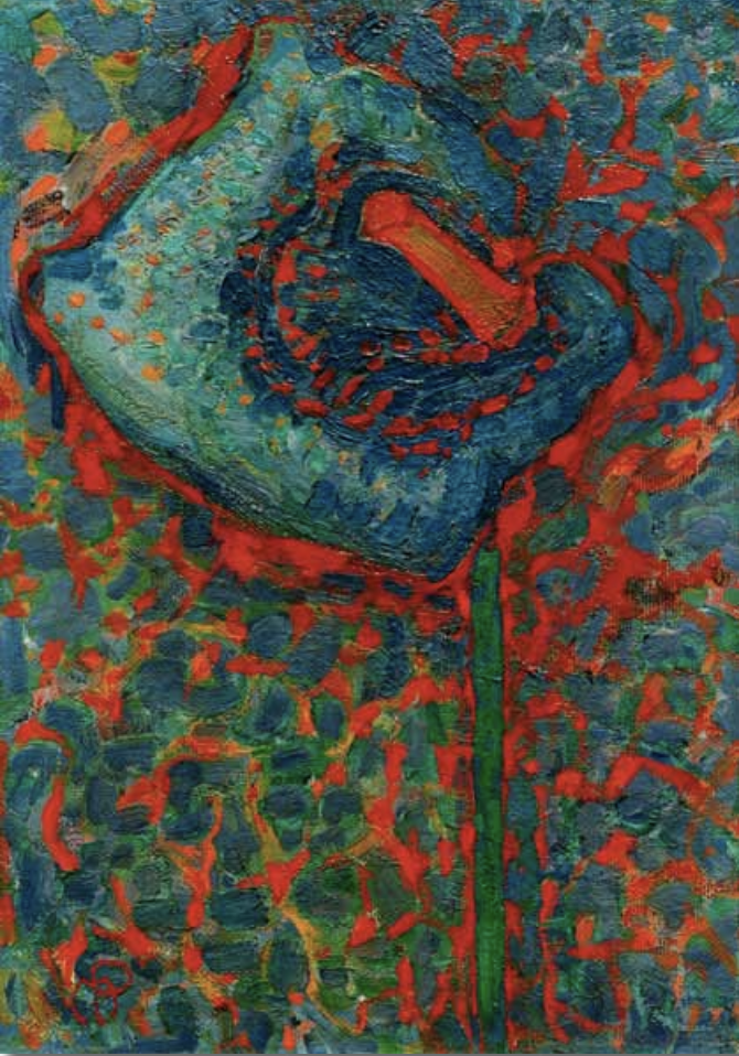 Bild: Piet Mondrian – Aronstab (kunstkopie)