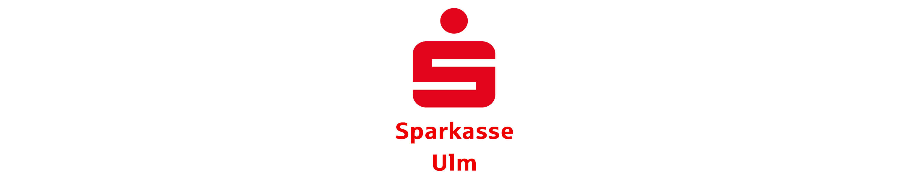 rotes Logo der Sparkasse Ulm