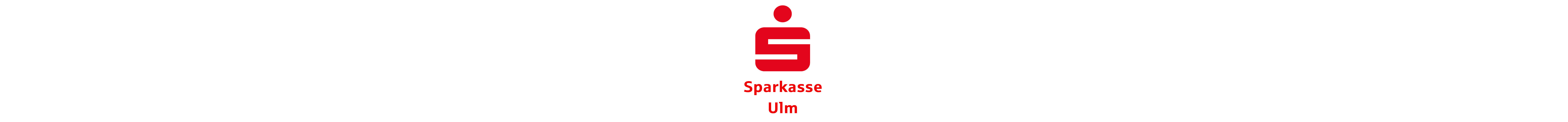 rotes Logo der Sparkasse Ulm