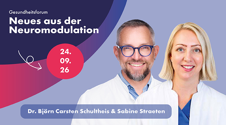 Kerninfos zur Veranstaltung Gesundheitsforum Kempen chronische Schmerzen mit Dr. Schultheis