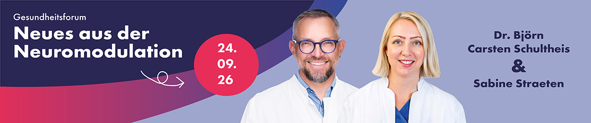 Kerninfos zur Veranstaltung Gesundheitsforum Kempen chronische Schmerzen mit Dr. Schultheis