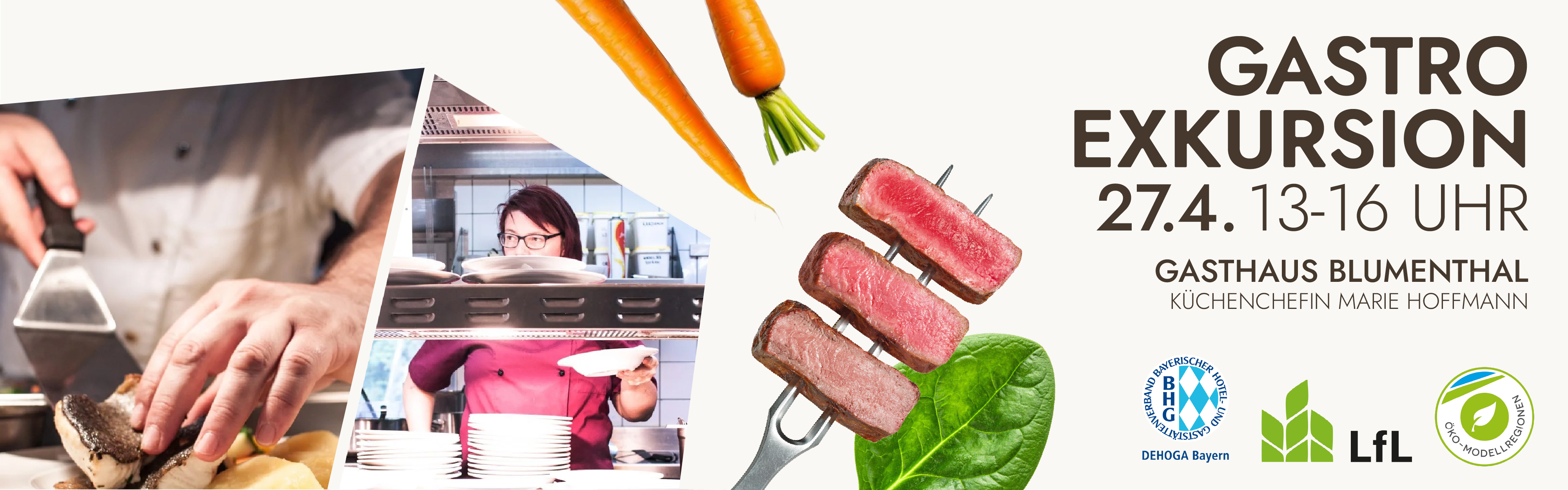 Eventtitelbild mit Küchenchefin Marie Hoffmann