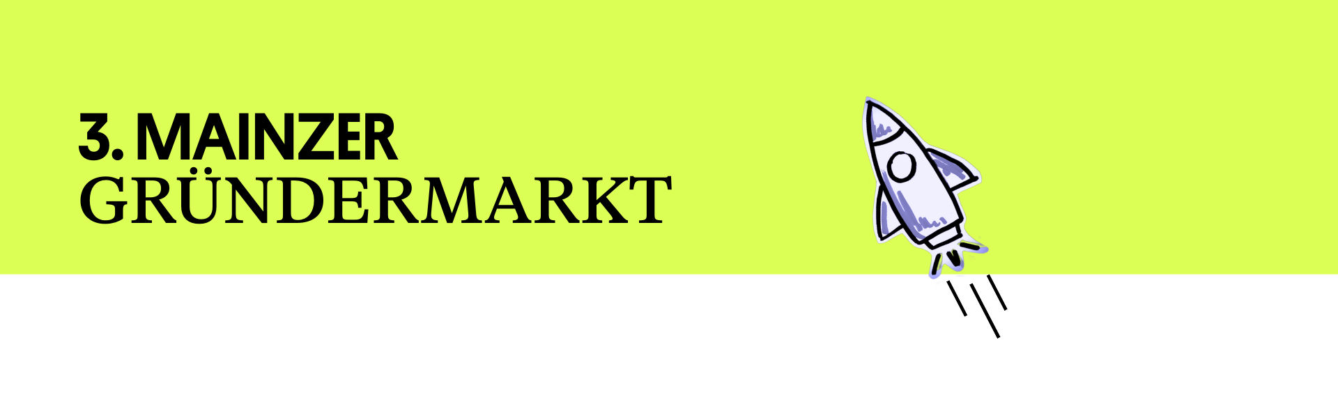 3, Mainzer Gründungsmarkt, 22. November 2025 im Kurfürstlichen Schloss in Mainz, Abbildung einer gebastelten, startenden Rakete