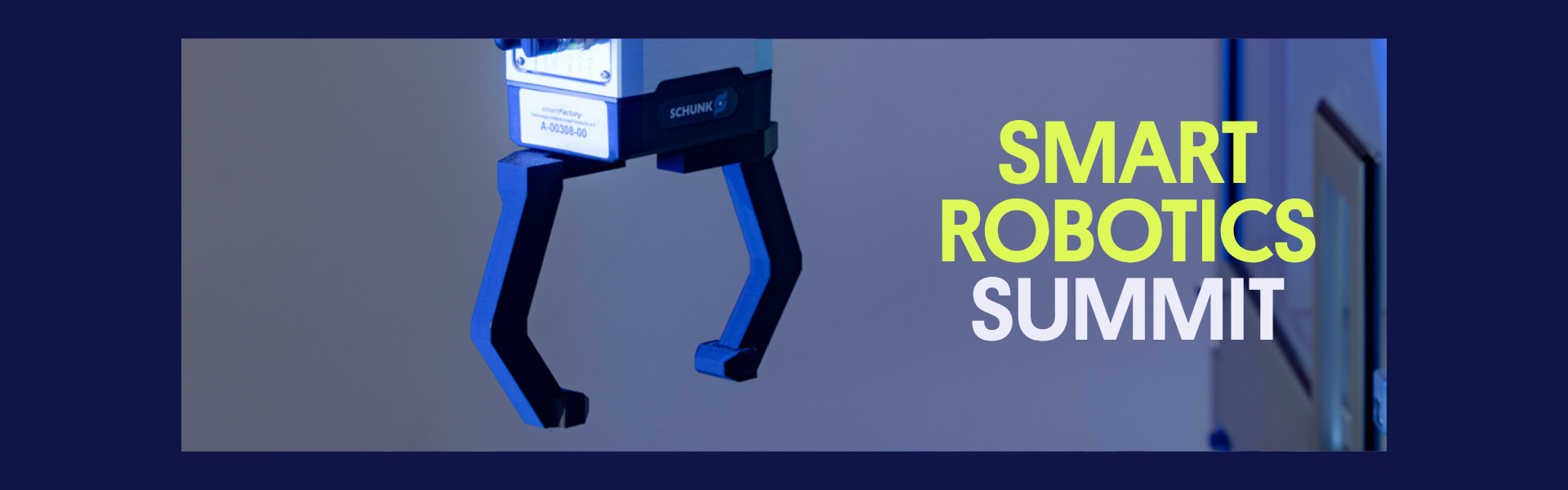 Ein geöffneter Roboter-Greifarm